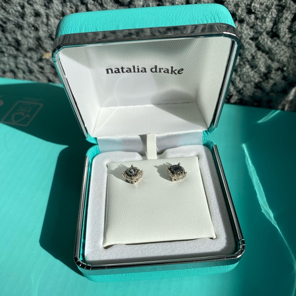 Natalia Drake -diamond -studs - Picture 16 of 16